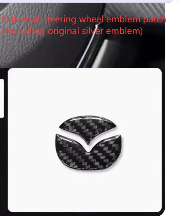Aluminum alloy car decorative sticker kit with steering wheel button covers and interior accessories
