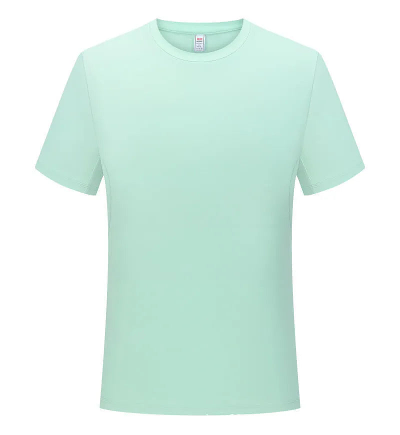 Men's loose-fit polyester sports t-shirt in multiple colour options