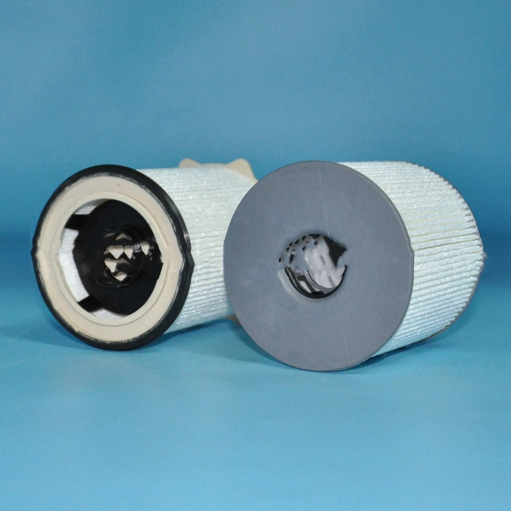 RAM diesel truck fuel filter kit with white housing, filter element and sealing components