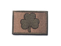 Outdoor embroidered fabric badge with Velcro strip, nylon polyester, Cross Green V012741 design