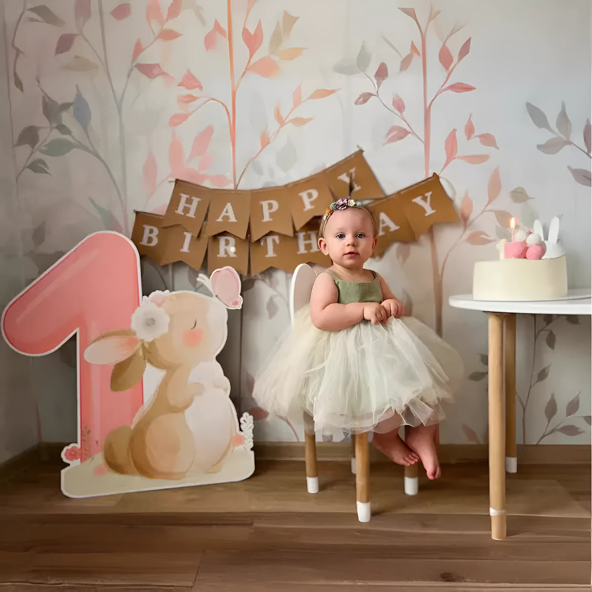 Children's lace-up princess dress in solid colour with organza fabric and cotton lining