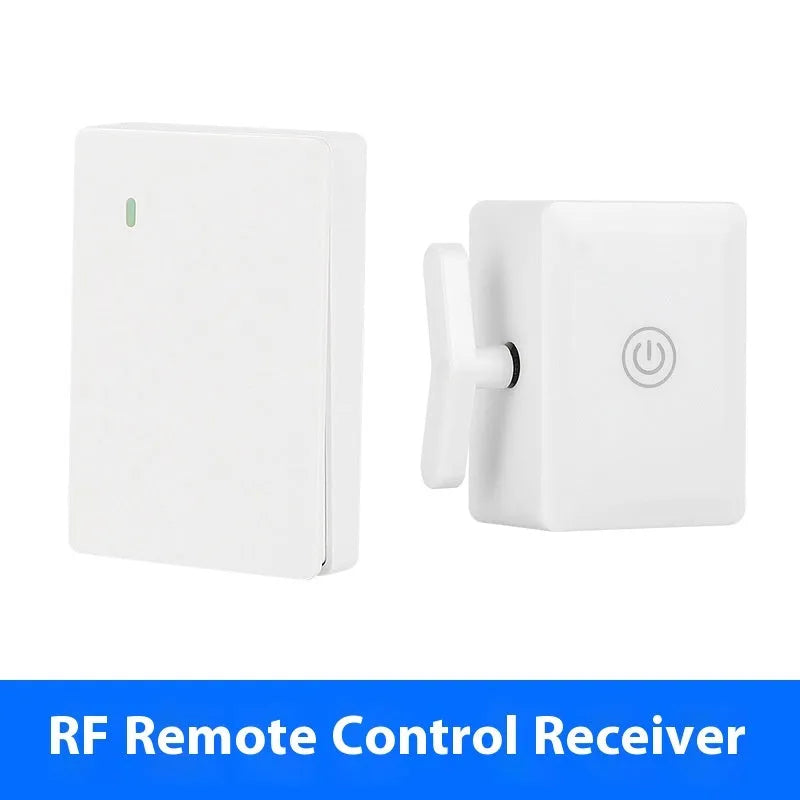 Lazy Lights Off wiring free remote control lights controller with infrared and RF models 55x54x32mm