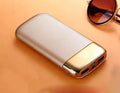 Y10 black power bank with LCD screen showing battery percentage and two USB ports