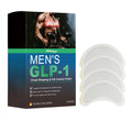 Four men's figure control chest patches with natural extracts
