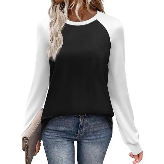 Long sleeve round neck T-shirt in polyester fabric available in multiple colours and sizes