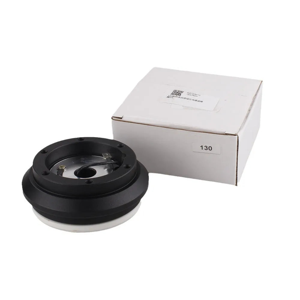Black steering wheel base modification accessory for Honda Civic EK130H and EG110H chassis compatibility