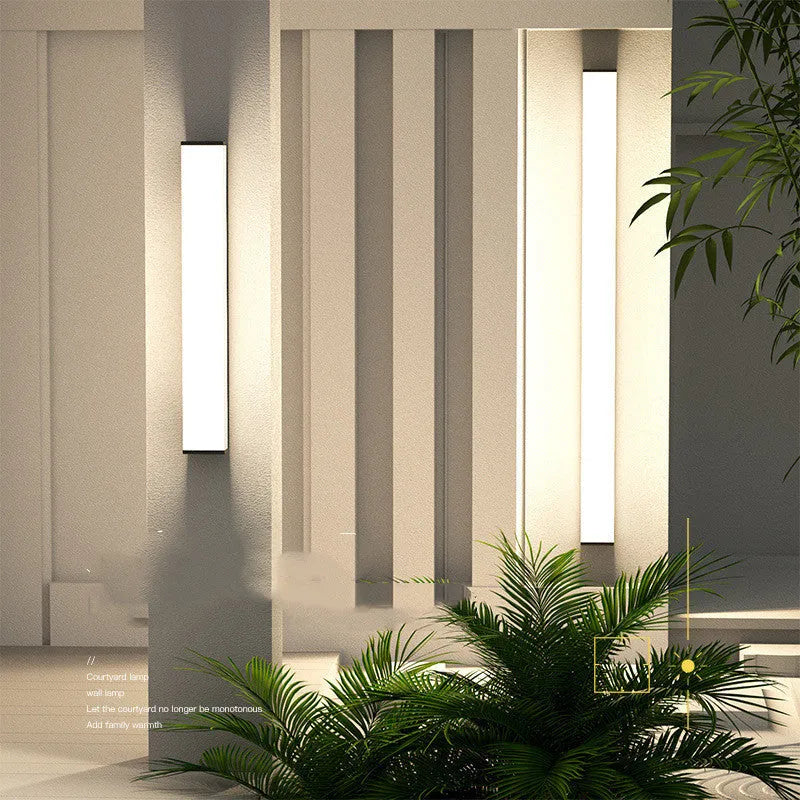 60cm outdoor wall light with waterproof design and stainless steel construction for courtyard lighting