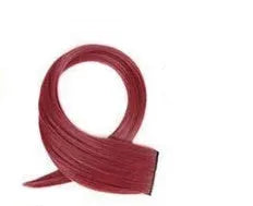 Gradient colour long curly hair wig patch extension piece approximately 60cm in length