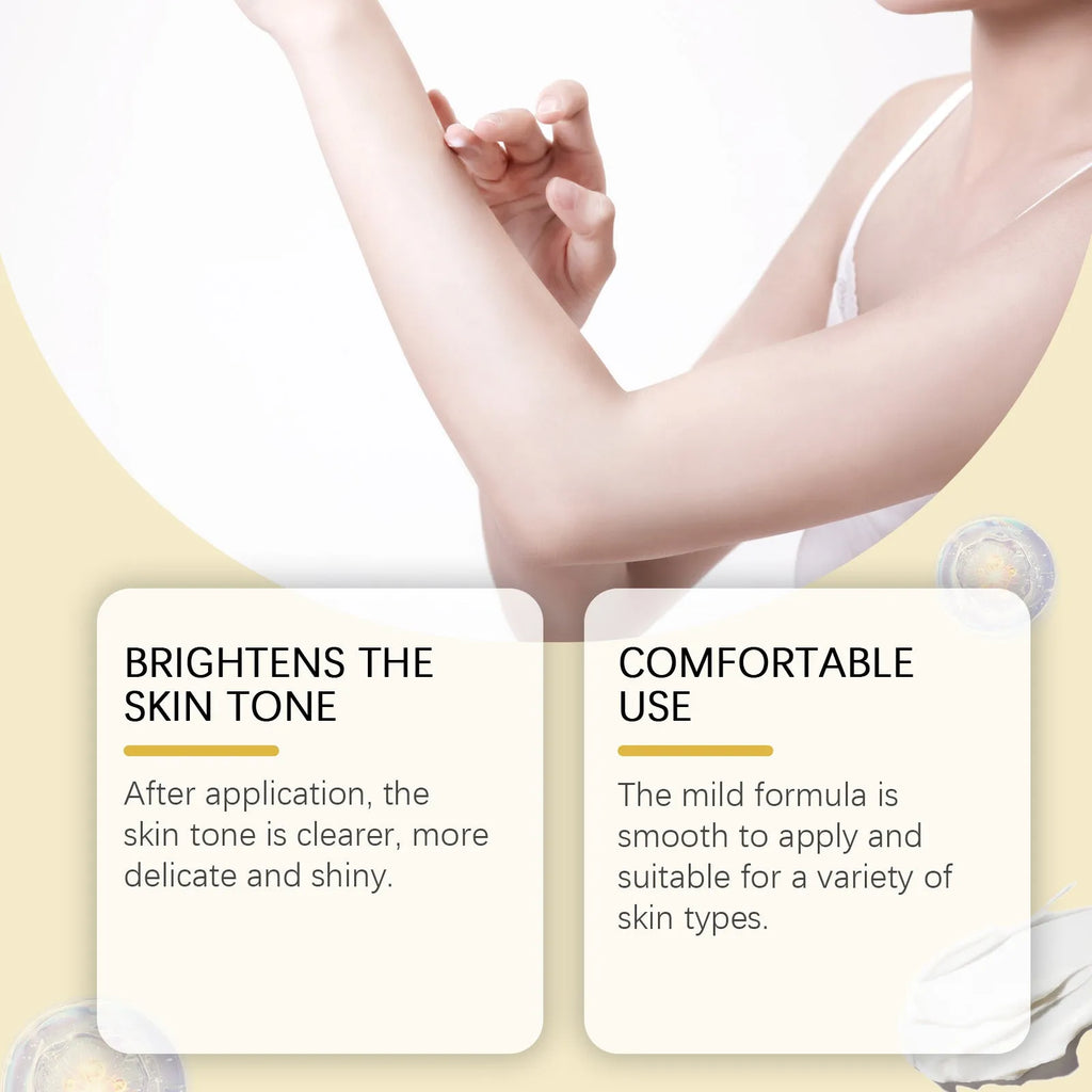 50g jar of skin lightening cream with vitamin C and titanium dioxide for facial application