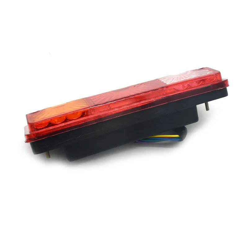 Black integrated shell semi-closed taillight for 12V and 48-60V electric tricycles