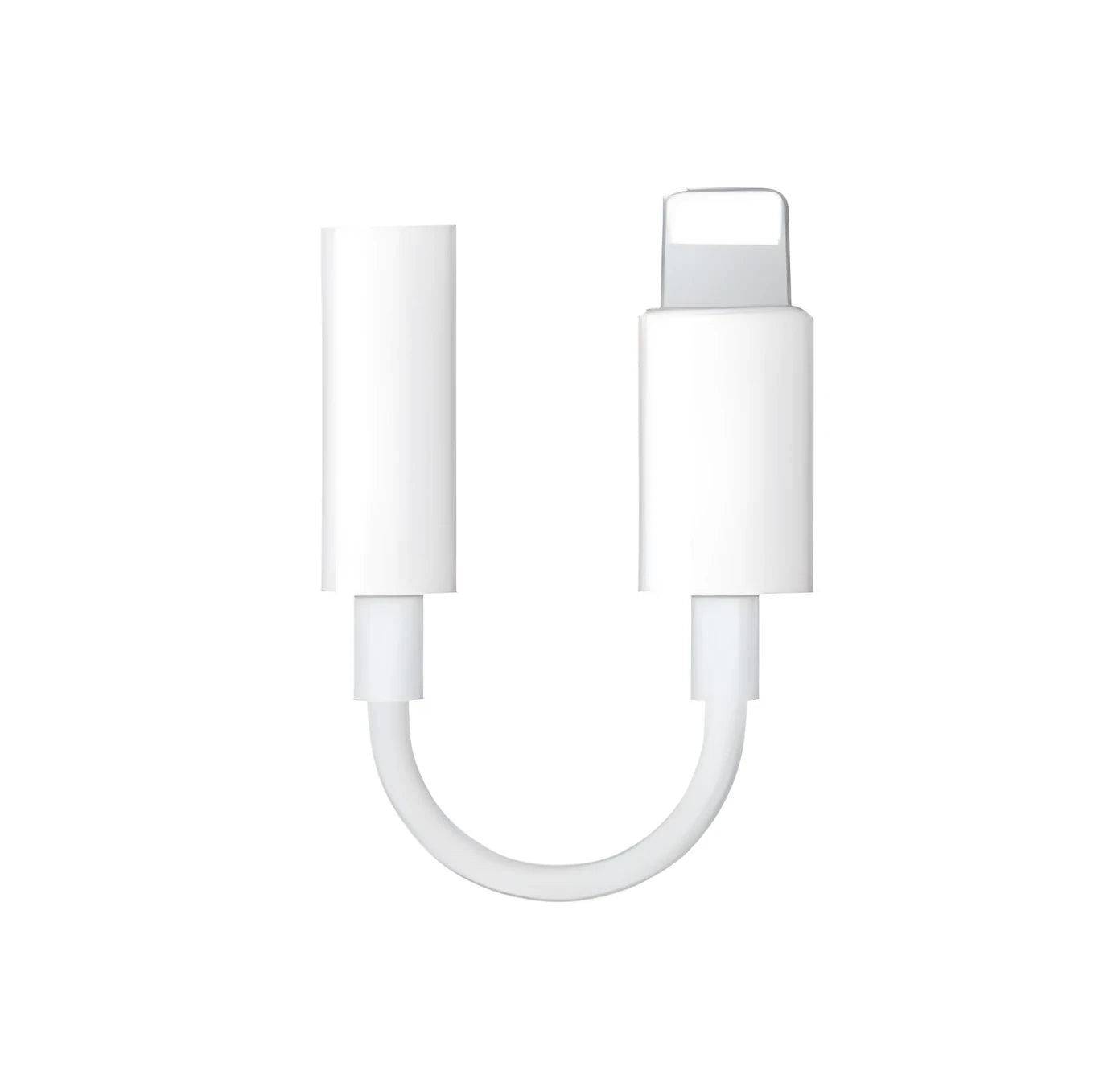 White Lightning to 3.5mm audio adapter cable for iPhone compatibility