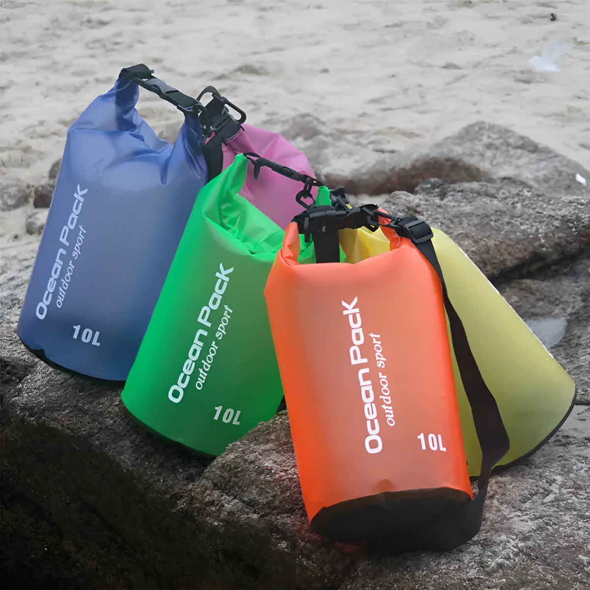 Spot beach bag anti water bucket bag PVC waterproofing bag in bucket shape with waterproof fabric