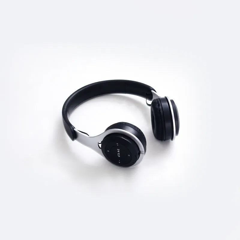 New binaural wireless headset in Black with Bluetooth 5.0 stereo sound