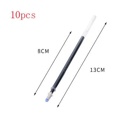 Automatic fade and disappear pen set showing pen holder and refills for temporary marking