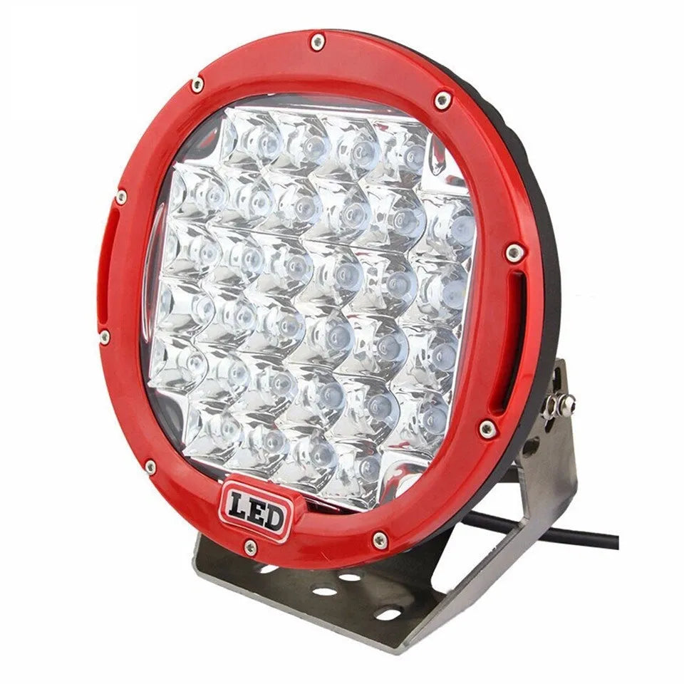 Front spotlight LED fog light inspection light black alloy die-casting 220x220x80mm
