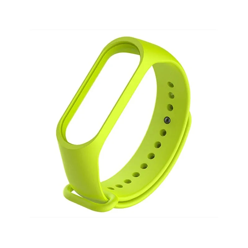 Silicone replacement strap for XIAOMI MI Band 3 smartwatch in multiple colour options