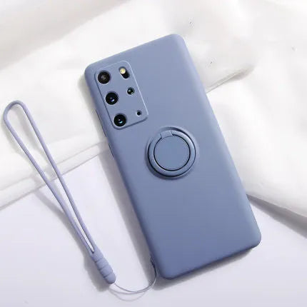 Samsung Galaxy S20 TPU silicone phone case in multiple colours showing back cover design.