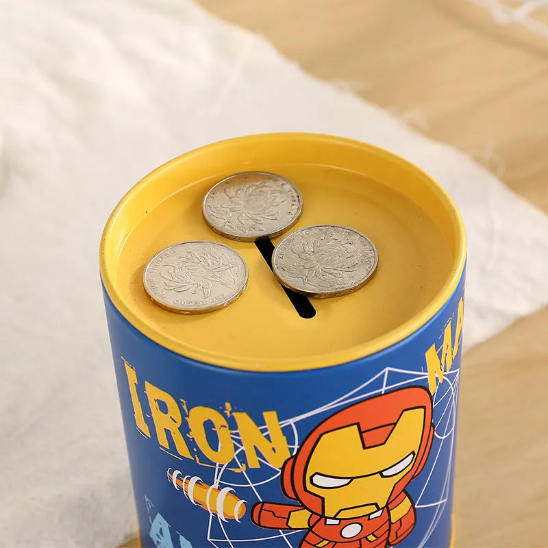 British style creative metal piggy bank for coin savings