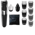 Multifunctional nose and beard hair clippers with lithium battery and flushable blades