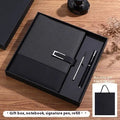 A5 soft leather notebook in business brown colour with wood-free paper pages