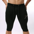 Cycling pants with stretch nylon spandex blend, in Black, Blue, Green, White options for fitness or track