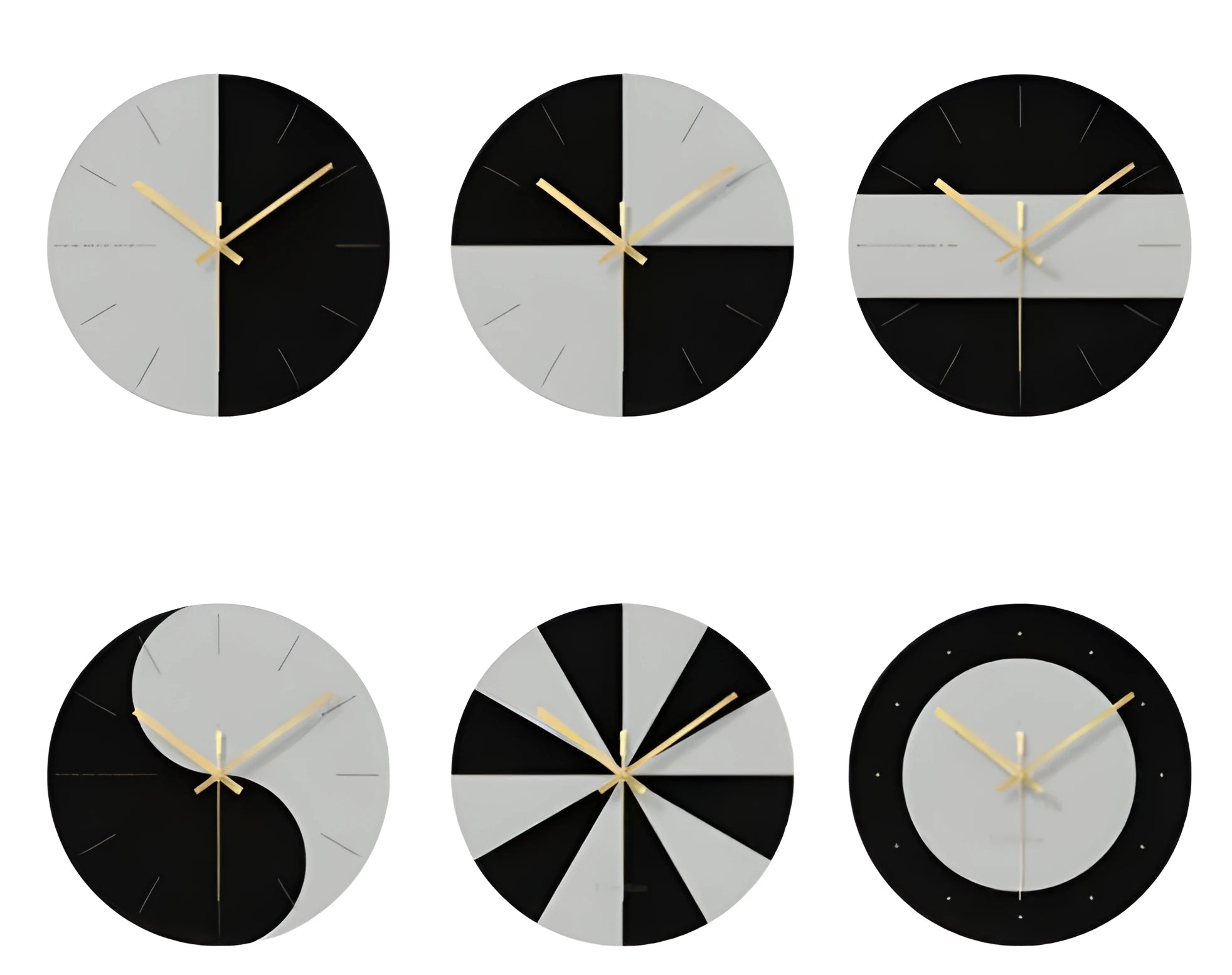 Transparent tempered glass wall clock with silent movement and minimalist design