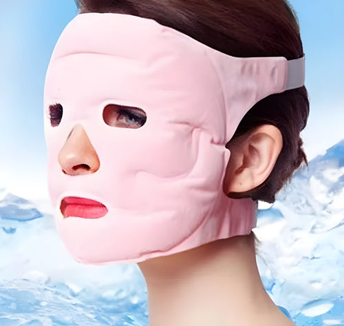 Biological ion light wave face mask with tourmaline polycrystalline composite wafer, 9 mm penetration