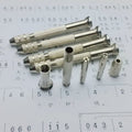 Hand twist drill with manual reamer for soft material drilling, 93mm length, metal construction