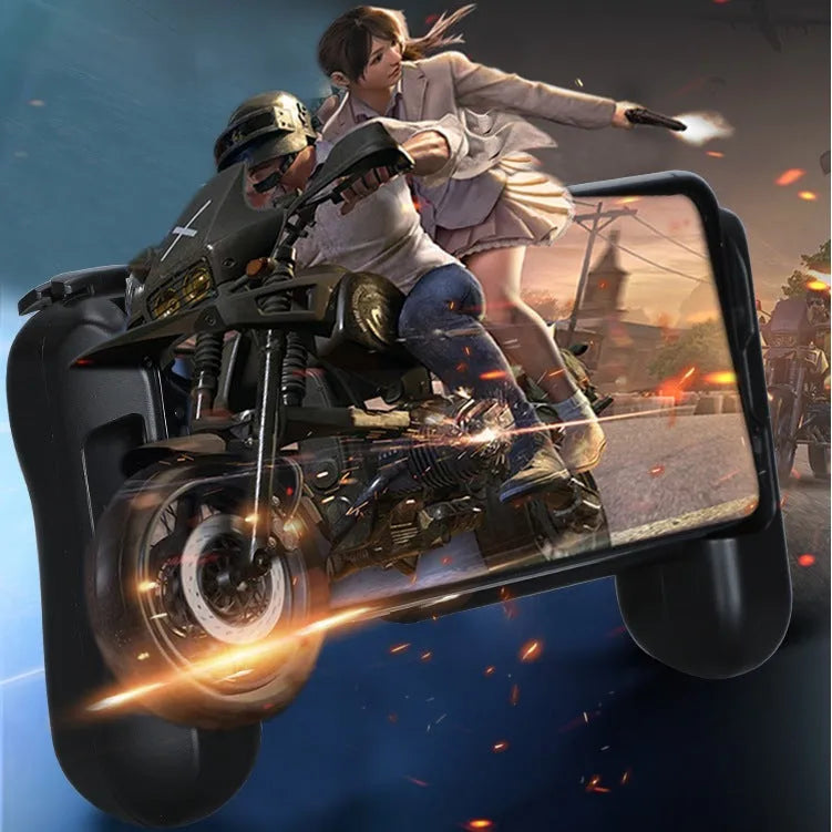 Black Cooling Bluetooth Controller-P2 for iPhone mobile gaming