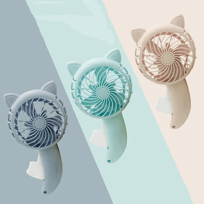 Large cartoon hand pressing hand-held fan toy plastic 11x20cm for children aged 4 to 6