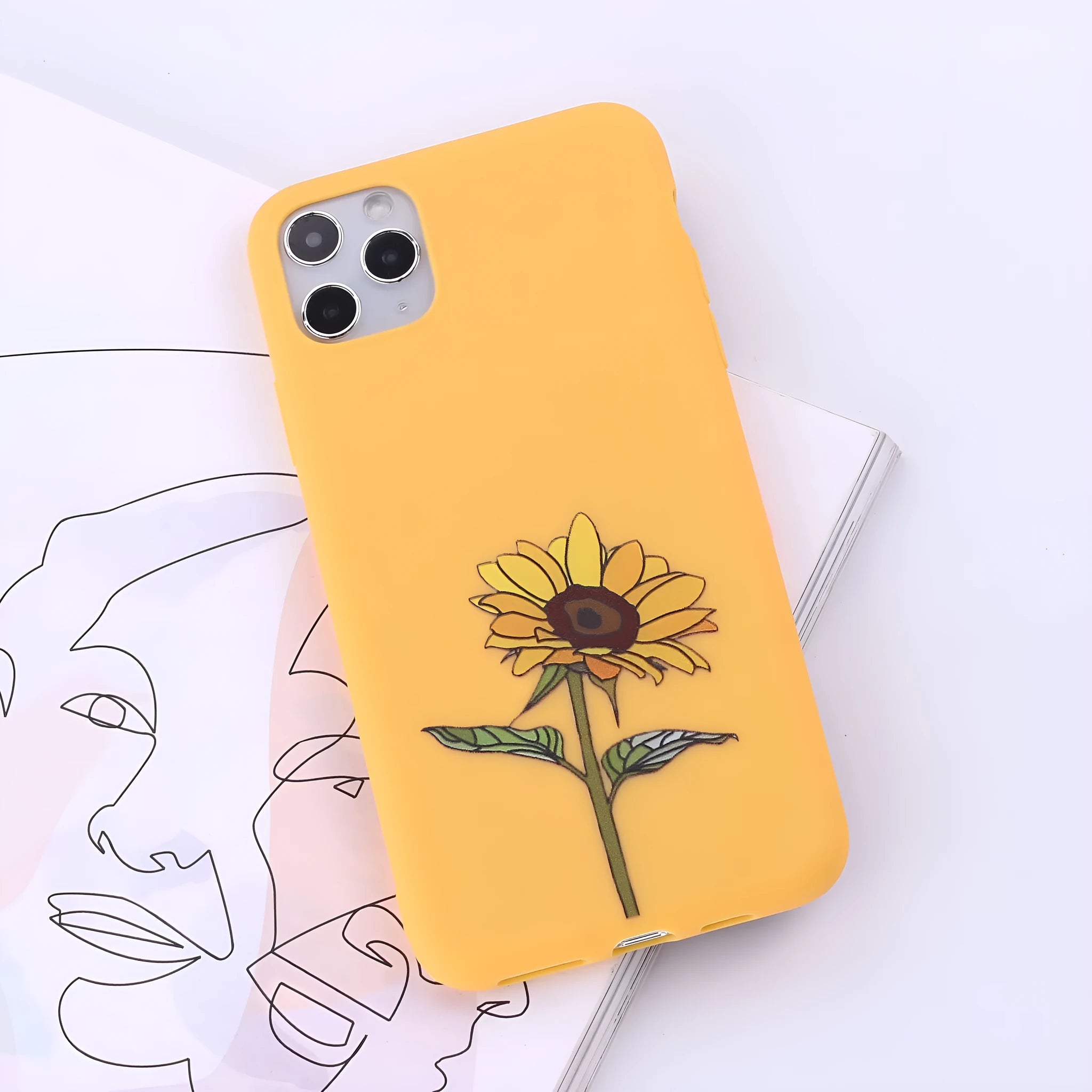 TPU back cover mobile phone case for iPhone in one of 14 available colour options.