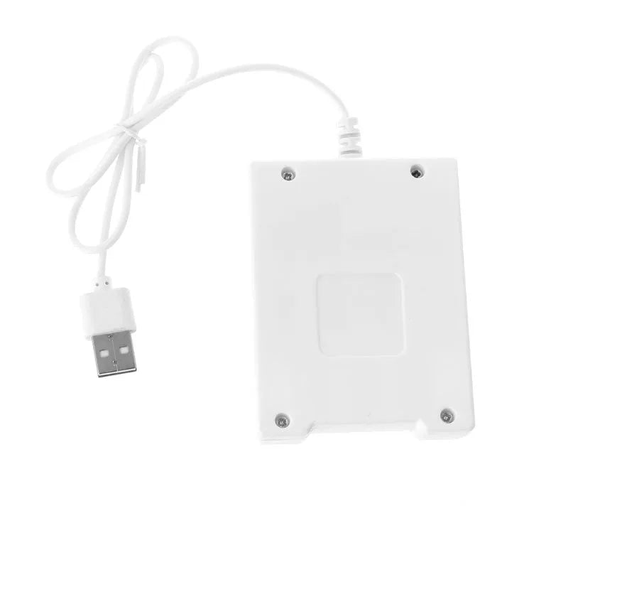 Universal smart 4-slot battery charger adapter for rechargeable AA and AAA batteries with USB plug input