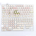 MOG Steamed Bread Bread Bear themed PBT keycap set with 143 keys for mechanical keyboards.