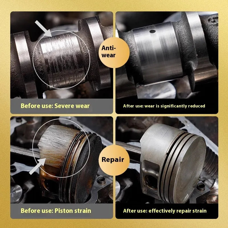 60ml engine oil anti-wear additive bottle with white cover for automotive engines