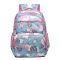 Student school backpack with burden alleviation design in Oxford cloth material