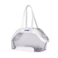 MOORPET leather cat carrier bag in solid colour with 25 litre capacity