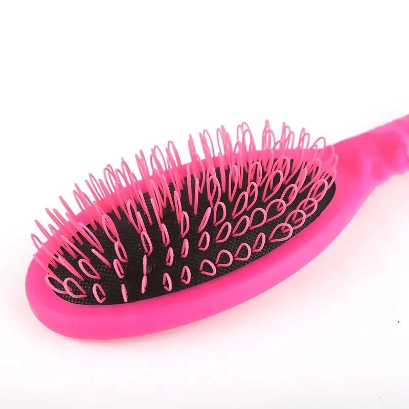 Black ring tooth hair extension comb made from ABS plastic