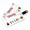 Creative gift USB flash drive with business card shape plastic shell USB 2.0 write protection switch