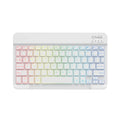 10-inch backlit Bluetooth wireless keyboard for tablets with colourful RGB lighting