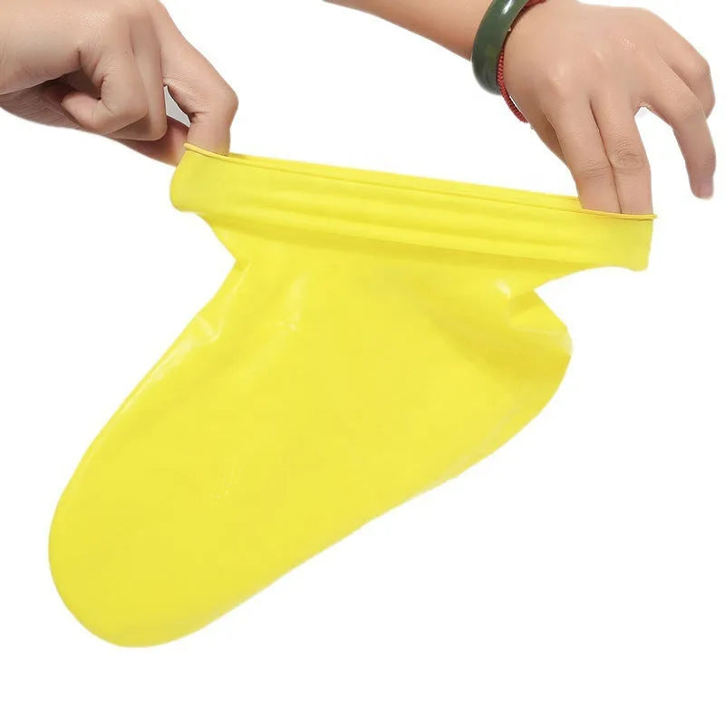 Silicone rain boots shoe covers in multiple colours for men and women hiking waterproof use
