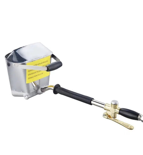 Automatic pneumatic spray gun with 74cm spray coverage for wall and roof coating applications