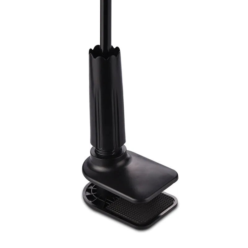 Apple compatible phone holder stand bracket black white 70cm 1m for desk bedside use