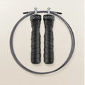 PROCIRCLE sweat-absorbent foam skipping rope with bearing skipping, black handles