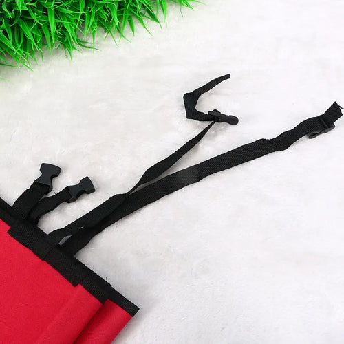 A square black car pet pad for dogs and cats on a vehicle seat.