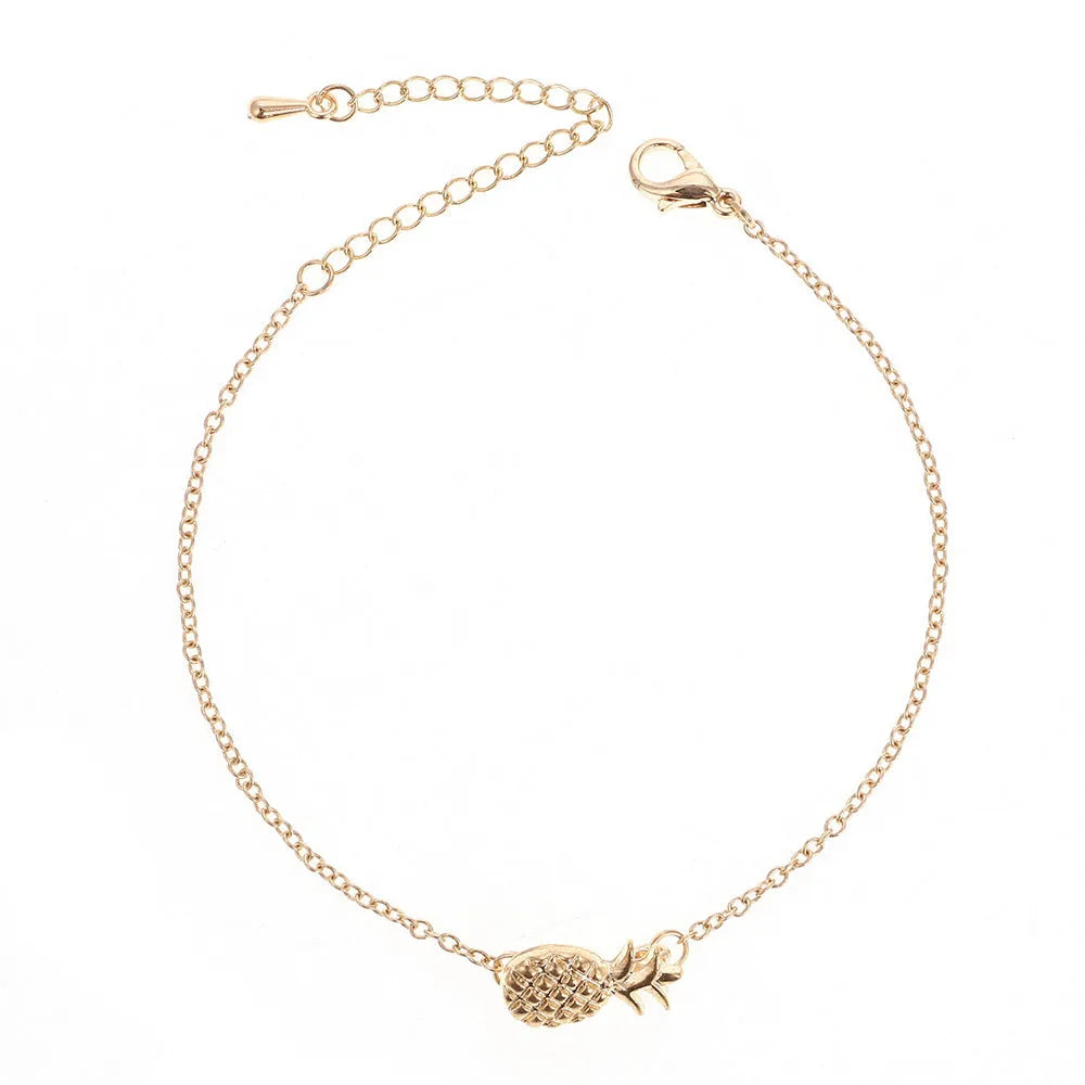 Women's gold and silver alloy pineapple bracelet from the XINGX jewellery series.