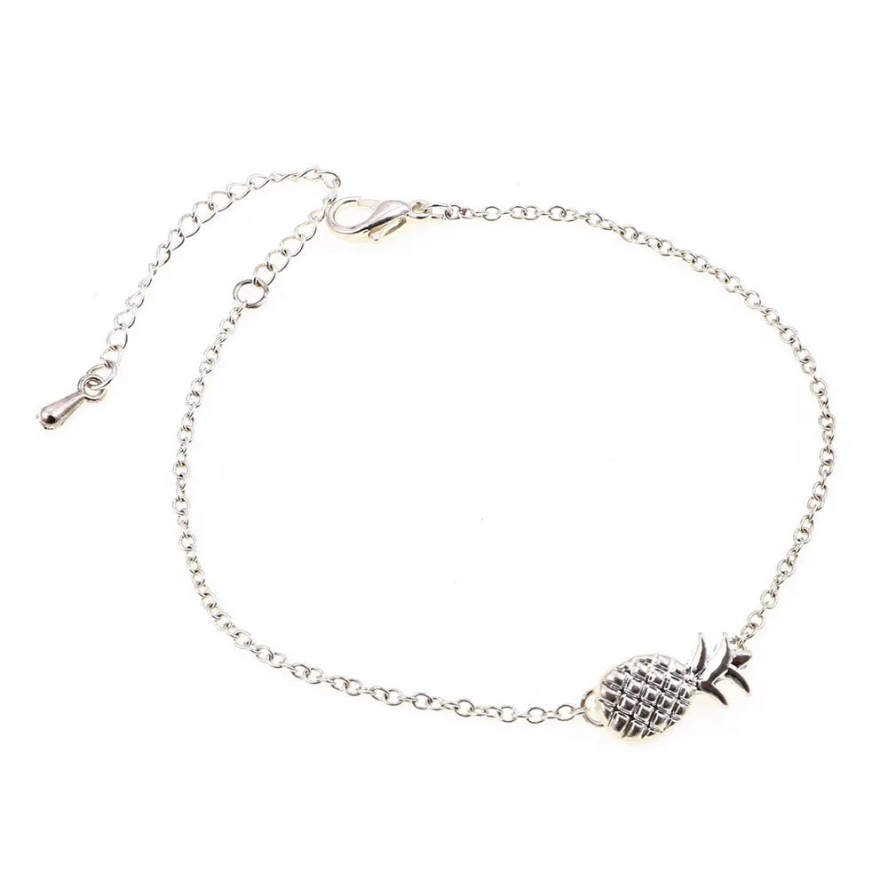 Women's gold and silver alloy pineapple bracelet from the XINGX jewellery series.