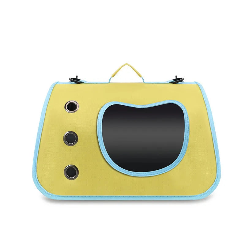 Crossbody pet carrier bag in Oxford cloth available in six colours with medium capacity
