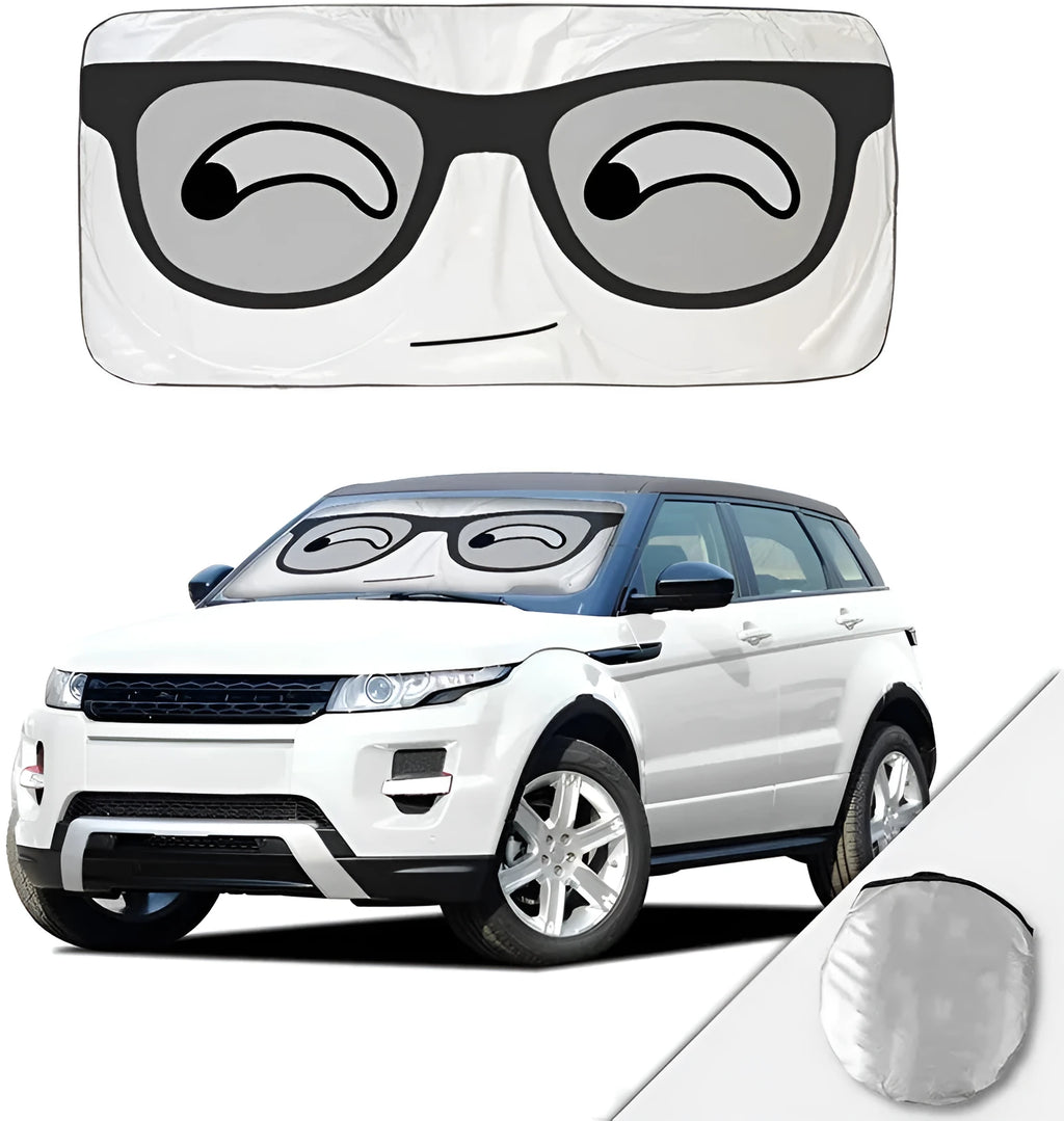 Car sun block silver tape heat insulation sun visor shield for windscreen protection