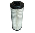 Donaldson 1027 large cylindrical engine air filter with folded pleats, straight head, and elbow connector.