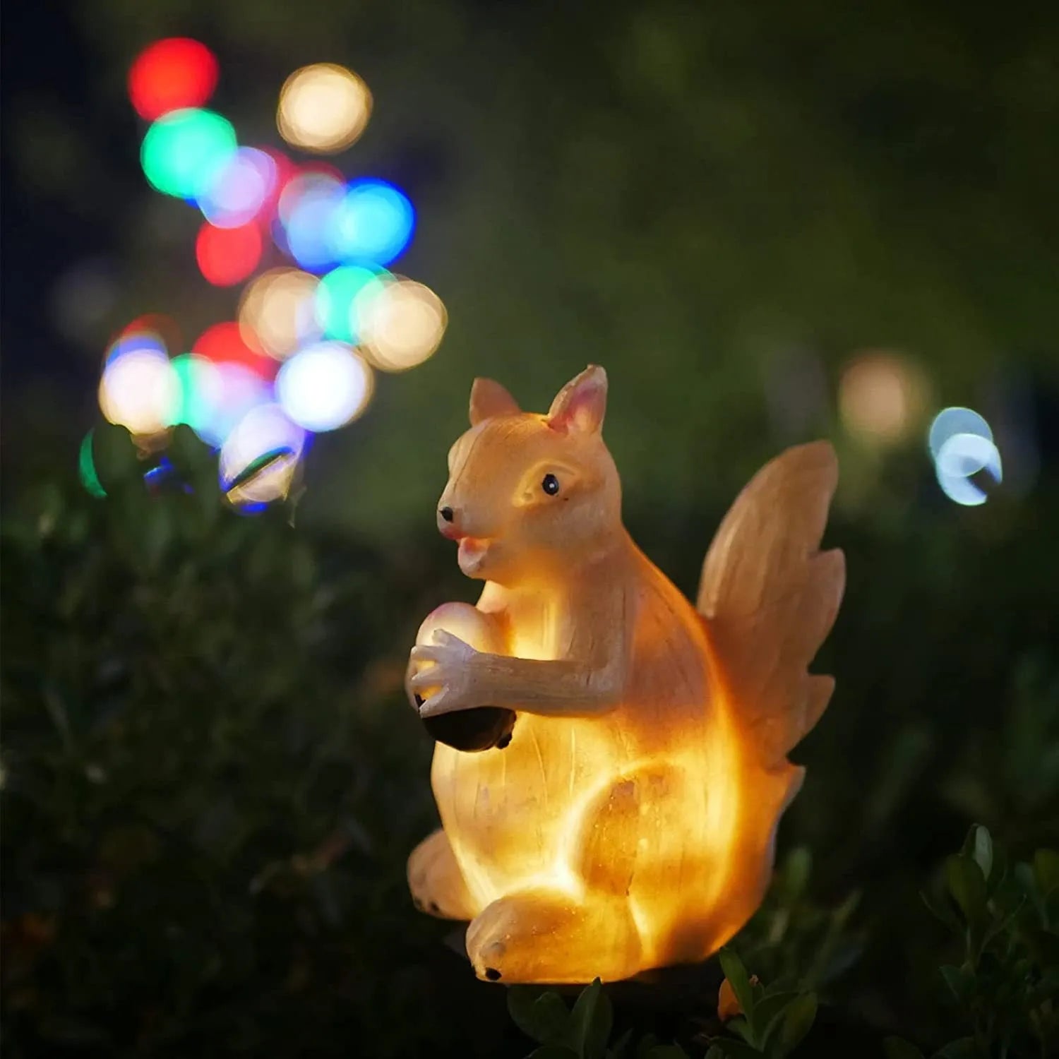 Solar outdoor waterproof luminous simulation animal lamp in eagle shape for garden ambience